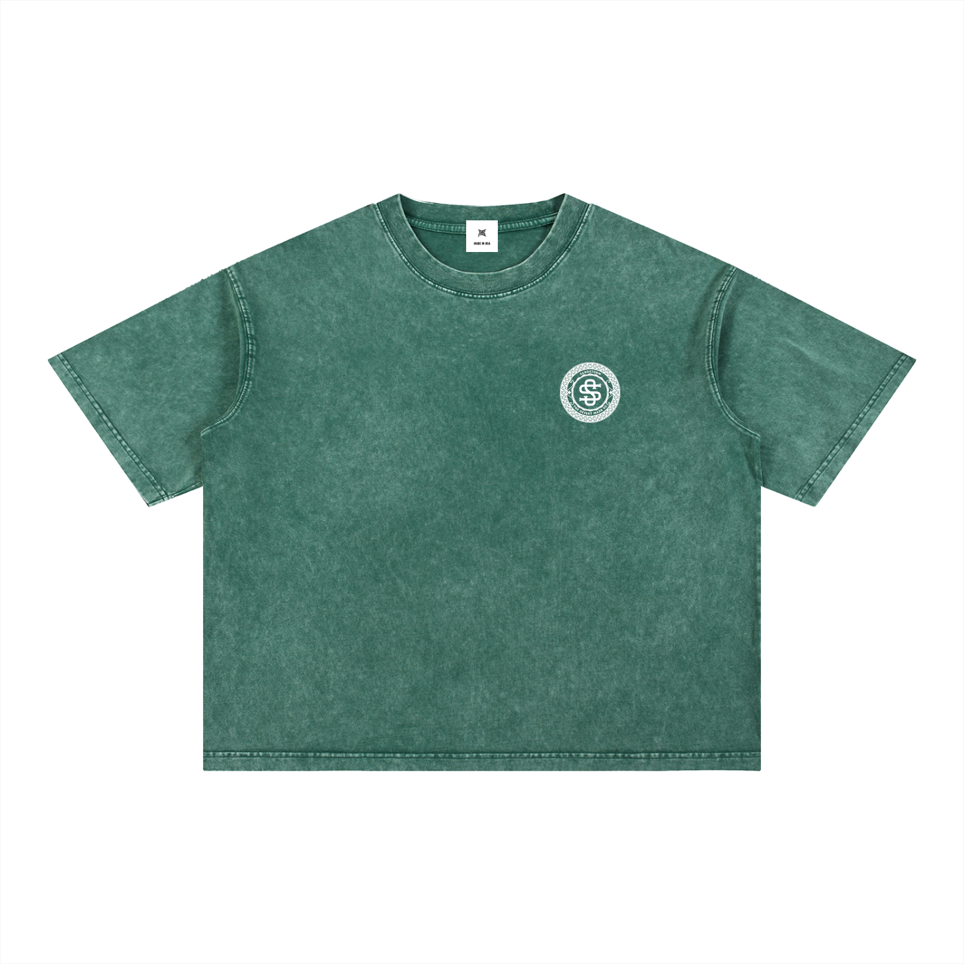 Mineral Wash Aime toi Cotton T-Shirt