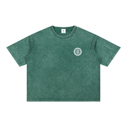 Mineral Wash Aime toi Cotton T-Shirt