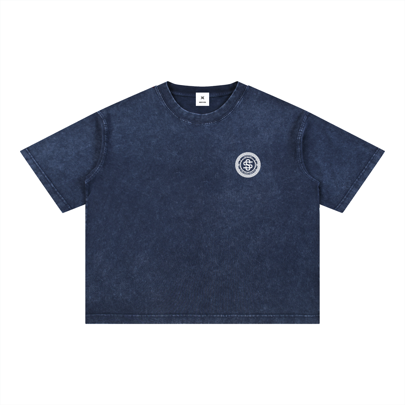 Mineral Wash Aime toi Cotton T-Shirt