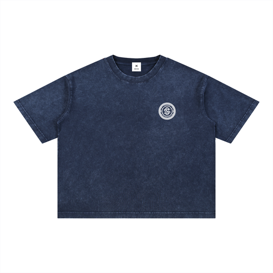Mineral Wash Aime toi Cotton T-Shirt