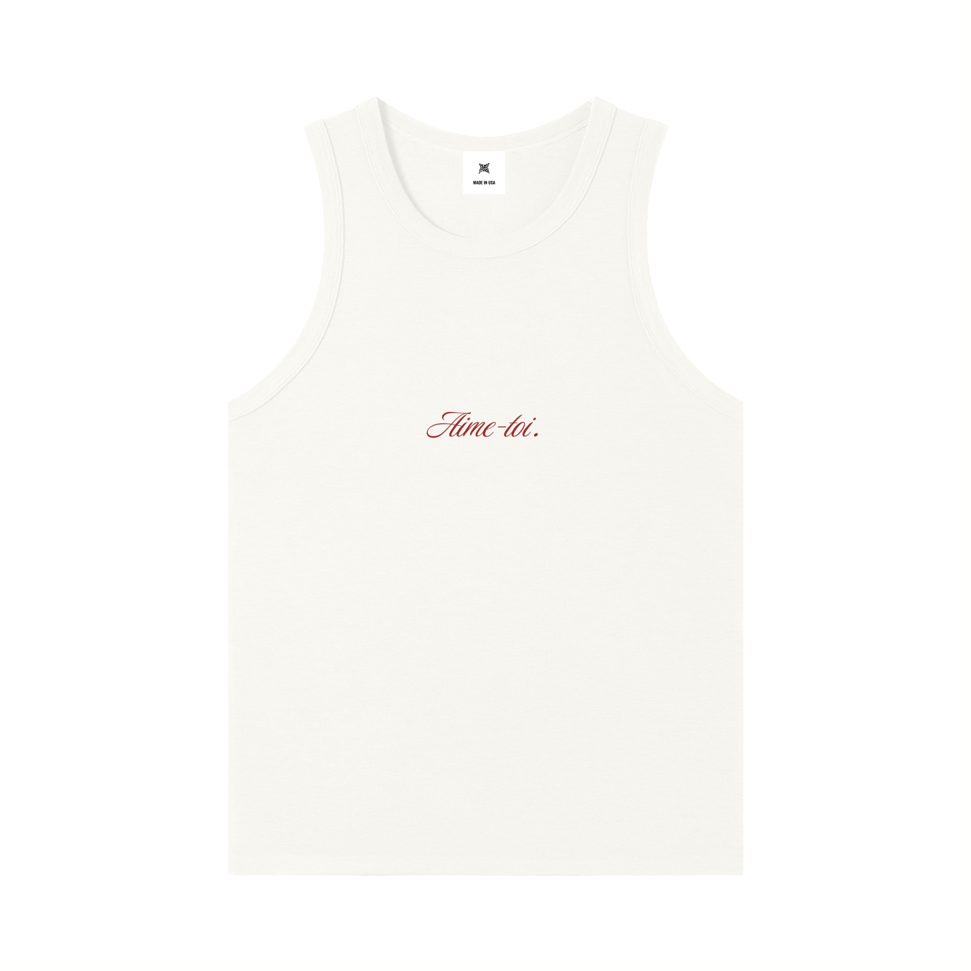 Men's Aime toi Ribbed Tank Top