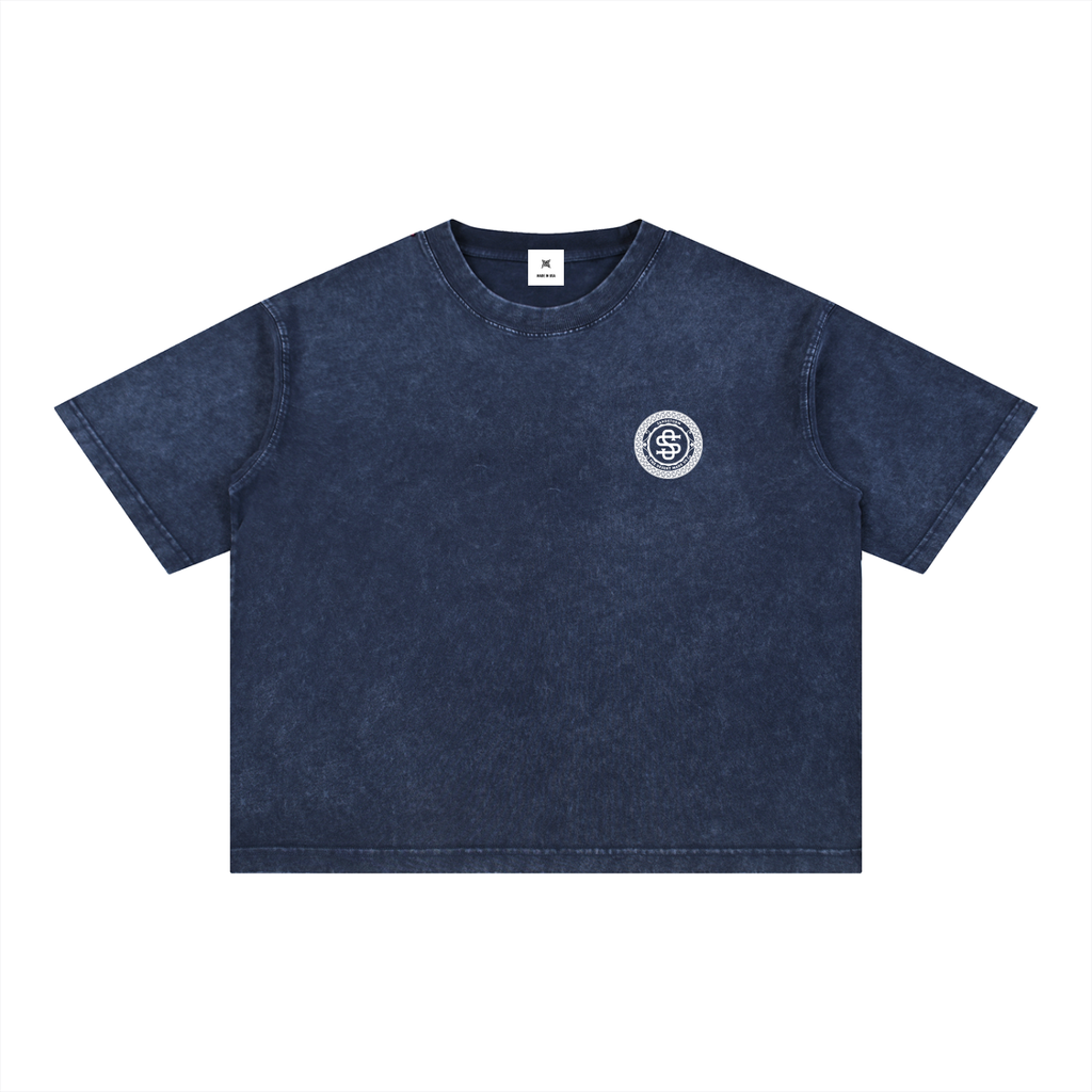 Mineral Wash Aime toi Cotton T-Shirt