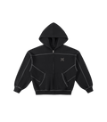 Stitched Fleece Zip Hoodie